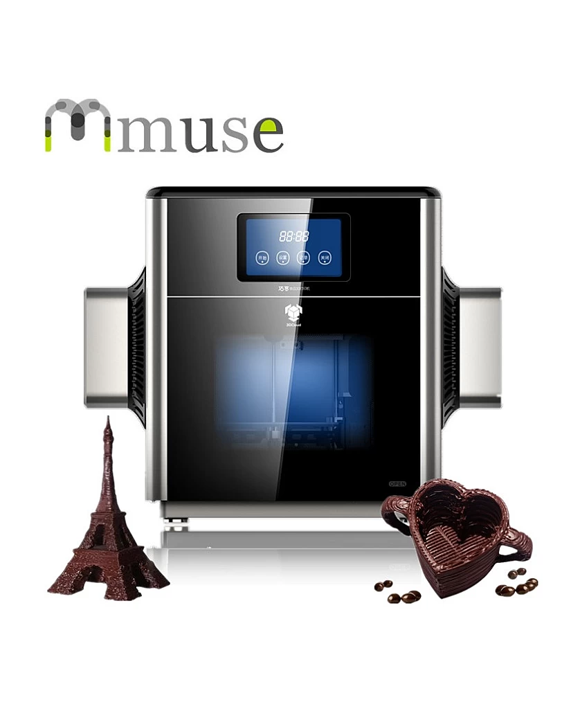 Mmuse - New Touchscreen Chocolate 3D Printer - Wifi, SD Card